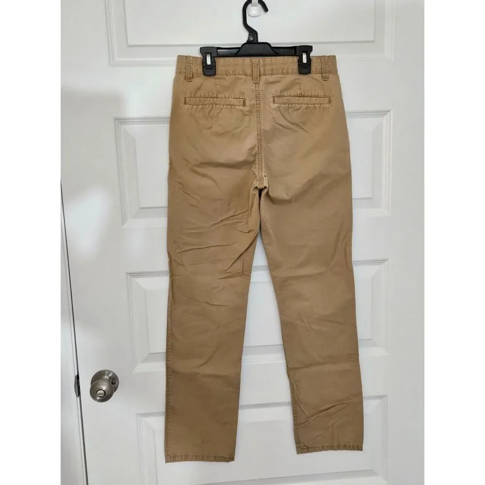 Old Navy Boys Cotton Khaki Pants Skinny Size 16